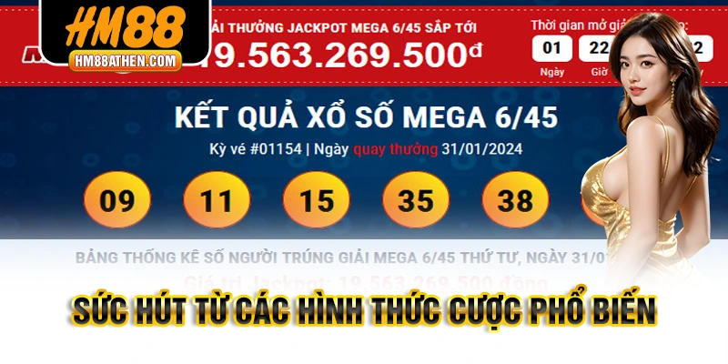 Sức hút từ các hình thức cược phổ biến